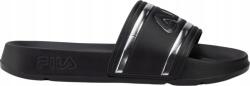 Fila Morro Bay Logo papucs, Size 40, fekete-szürke, profilozott belső rész, EVA hab (FFW010283162)