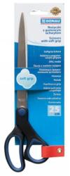 DONAU Foarfeca otel, ergonomica, 25cm, cu rubber grip, DONAU Soft Grip - maner albastru (DN-7921301PL-10) - ihtis