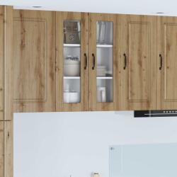 vidaXL Konyhaszekrény polcokkal Artisan tölgy 60 x 31 x 80 cm Faanyag (885444)