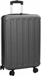 vidaXL Bőrönd zárral Sötétszürke 43 x 27 x 66 cm ABS Műanyag (42006231)