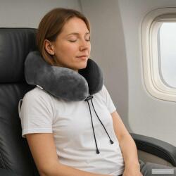 vidaXL Párna párnával Állítható Szürke 28 x 25 x 14 cm Bársony (42012702)