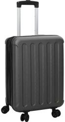 vidaXL Bőrönd zárral Sötétszürke 34 x 23 x 55.5 cm ABS Műanyag (42006230)