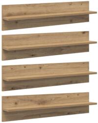 vidaXL Falpolcok 4 pcs Artisan tölgy 80 x 11, 5 x 18 cm Faanyag (886231)