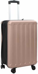 vidaXL Bőrönd zárral rózsaarany 43 x 27 x 66 cm ABS Műanyag (42006239)