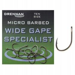 Drennan Wide Gape Specialist Horgok, Size 14, 10db (69-021-014)