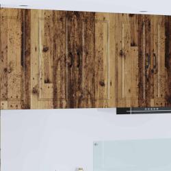 vidaXL Konyhaszekrény polcokkal Öreg fa 80 x 31 x 80 cm Faanyag (885413)