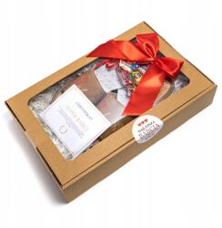 Nowo Nagymama papucs, zokni, ajándék szett, hímzett, 36-41 méret