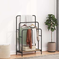 vidaXL Ruhaszárító polcokkal Artisan tölgy 60 x 30 x 100, 5 cm Faanyag (879952)