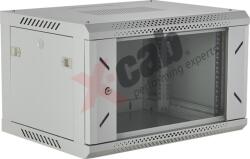 Xcab Cabinet metalic de perete 19", tip rack wallmount, 6U 600x600 mm, Xcab S Gri NewTechnology Media (65523)