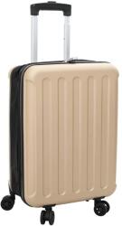 vidaXL Bőrönd zárral pezsgőszín 34 x 23 x 55.5 cm ABS Műanyag (42006254)