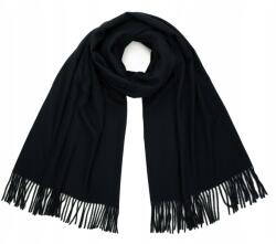 Art of Polo Női Férfi Sál, fekete, téli, rojtos, 200cm×70cm (sz23457-18)