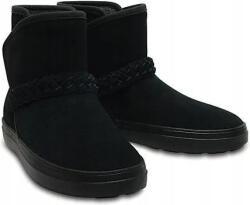 Crocs Lodgepoint Suede Bootie Women, Size W5, fekete (204798-001)