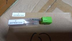 Global Fashion Bit din metal dur, con, brâu verde, C Small Cone