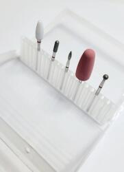 Global Fashion Set de bituri pentru manichiură, 5 bucăți, brâu rosu