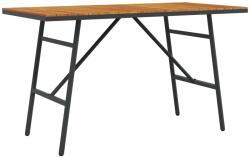 vidaXL Étkezőasztal Barna 110 x 55 x 62 cm Tömör Akácfa (4108269)