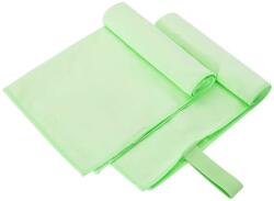 vidaXL Sport Törölközők 2 pcs Zöld 50 x 30 cm Poliészter és poliamid (42011477)