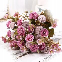  Szegfű Rózsaszín Művirág Csokor, 30cm (BUKIET GOŹDZIKI RÓŻOWE 30cm Molly_pet)