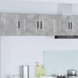 vidaXL Konyhaszekrény polcokkal Beton Szürke 80 x 31 x 40 cm Faanyag (885288)