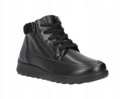 Filippo bőr női bokacsizma, fekete (DBT6629/24)