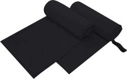 vidaXL Sport Törölközők 2 pcs Fekete 200 x 100 cm (42011461)