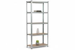 MAMUTEX Horganyzott fém állvány Mamutex Standard 1800x700x300 mm - 5 polc, terhelhetőség 875 kg