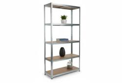 MAMUTEX Horganyzott fém állvány Mamutex Standard 2000x1000x500 mm - 5 polc, terhelhetőség 875 kg