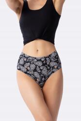 Julimex Bugyi Paisley Brasil Maxi Julimex XXL fekete (5905172676877)