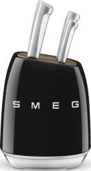 Smeg Bloc cu 6 cuțite 50's Style negru (KBSF02BL.)