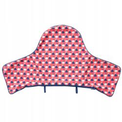 IKEA Antilop Etetőszék huzat, kék/piros, 100% poliészter (804.269.28)