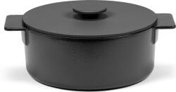 Serax Oală Surface cu capac 4, 6 l, negru, 2 piese (B8718103B)