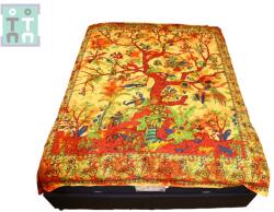  Cuvertura din Bumbac Pomul Vietii cu cele 100 de pasari- 224 x 211 cm - 1 Buc