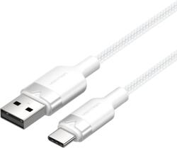 Vention USB-A 2.0/M -> USB-C/M, 1m, (fehér, 3A), kábel (CTNWF) - tonerpiac