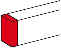 Legrand 11161 DLP alu végzáró 50x195 (11161)