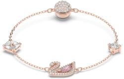 Swarovski Csodálatos bronz karkötő Dazzling Swan 5485876 18, 5 cm