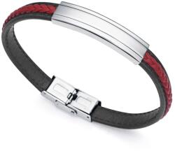 Viceroy Stílusos férfi bőr karkötő Air 14013P01017