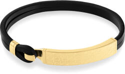 Calvin Klein Elegáns bőr férfi karkötő Iconic 35000408