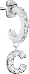 La Petite Story Single félkör alakú fülbevaló "C" LPS02ARQ49 - 1 db