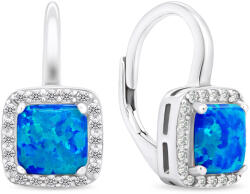 Brilio Silver Elegáns ezüst fülbevaló szintetikus opálokkal EA366WB