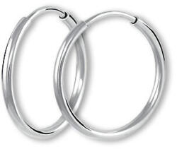 Soliter Brilio Fehér arany karika fülbevaló 231 001 00486 07