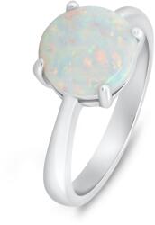 Brilio Silver Bájos ezüst gyűrű opállal RI105W 58 mm