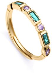 Viceroy Gyönyörű aranyozott gyűrű cirkónium kövekkel 9120A0 53 mm