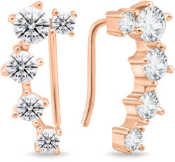 Brilio Silver Káprázatos hosszú bronz fülbevaló EA621R