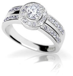 Modesi Időtlen ezüst gyűrű cirkónium kövekkel WAIYT-R 52 mm