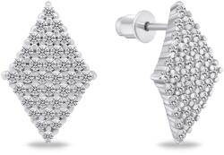 Brilio Silver Csillogó ezüst fülbevaló cirkónium kövekkel EA820W