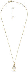 Fossil Finom aranyozott nyaklánc gyöngyházzal Teardrop JF04249710