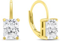 Brilio Silver Gyönyörű aranyozott fülbevaló cirkónium kövekkel EA937Y