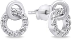 Brilio Silver Bámulatos ezüst fülbevaló cirkónium kővel EA779W