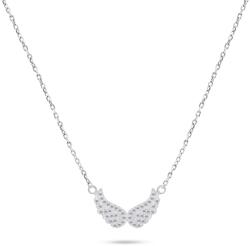 Brilio Silver Finom ezüst nyaklánc Angyalszárny NCL84W