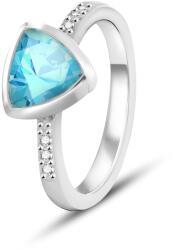 Beneto Exclusive Ezüst gyűrű világoskék topázzal TOPAGG2 54 mm