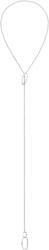 Calvin Klein Hosszú acél nyaklánc Sculptural 35000356